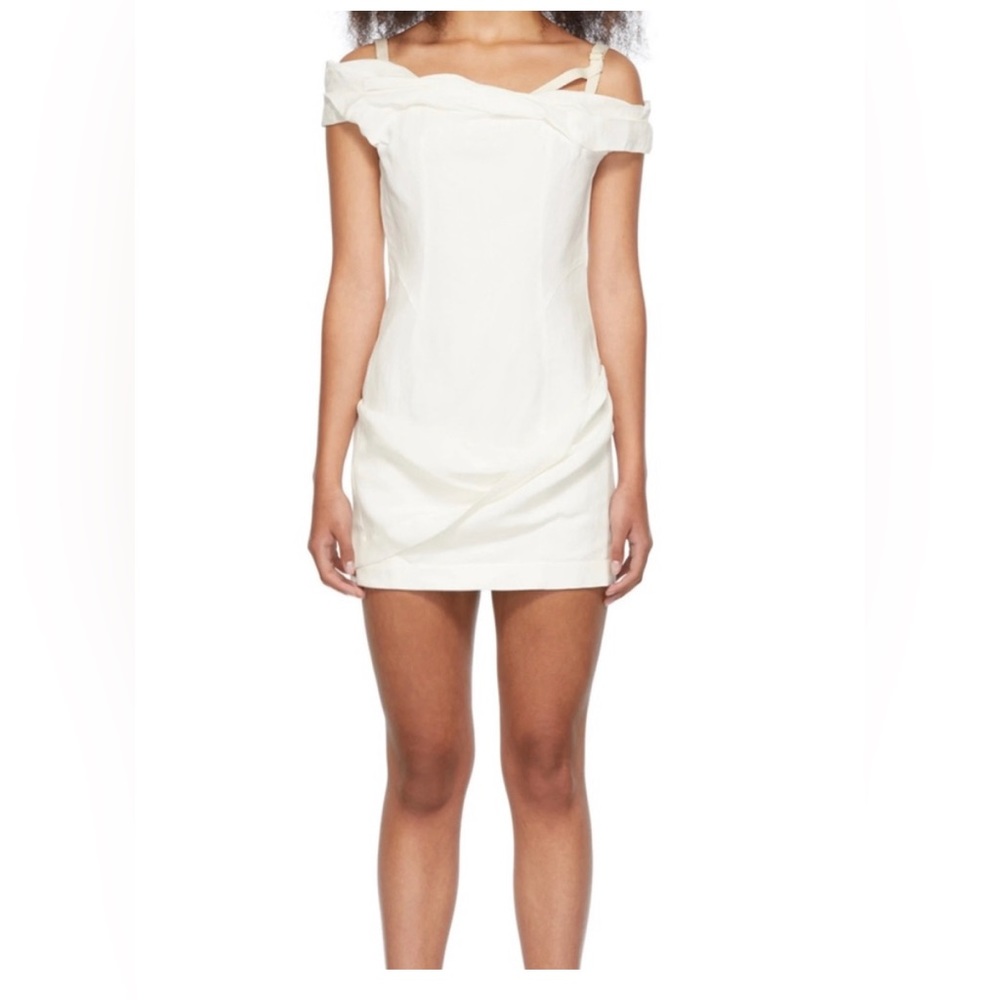 JACQUEMUS La Robe Foglio Mini Dress